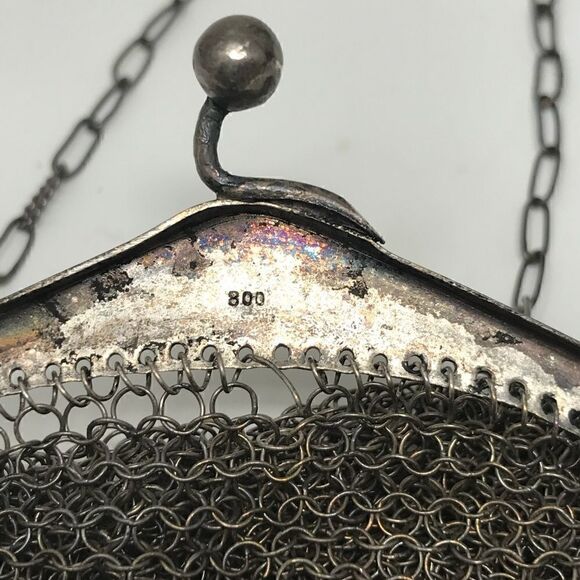 Antique 800 silver mini bag - Picture 5 of 5